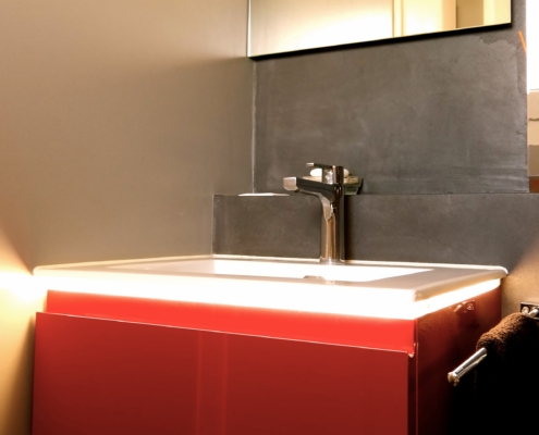 Béton ciré salle de bain