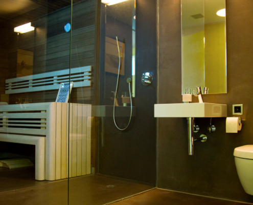 Béton ciré salle de bain