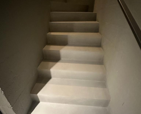 Béton ciré escalier Béton ciré escalier