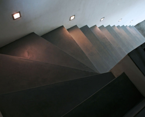 Béton ciré escalier Béton ciré escalier