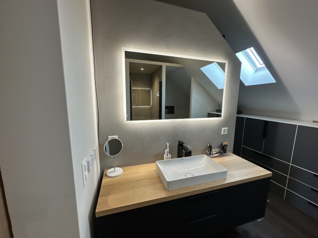 Salle de bain en béton ciré Salle de bain en béton ciré